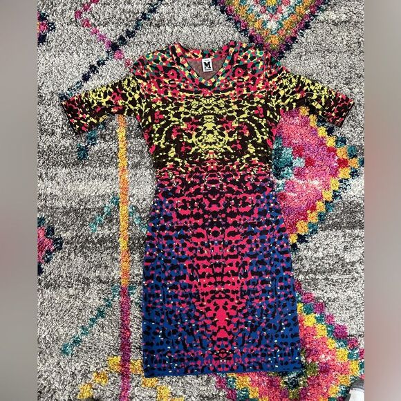 MISSONI Multicolored Abstract Bodycon Pencil/sheath Dress - Picture 3 of 10